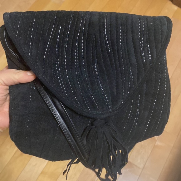 NWOT suede vintage purse. - Picture 10 of 14